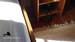 did he cum inside her while she rode in the farm hotel?