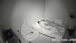 Spying on two hot hunks getting busy in a bedroom reality show.