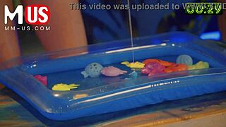 Paige owens and destiny cruz dared to eat pussies on sex game show 😏