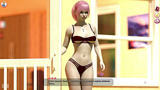 dude, this milf with big nipples is such a sexy whore in gameplay!