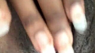 Look at that African big pussy getting groped