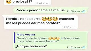 I fuck the neighbor to get some dresses in this full homemade video.