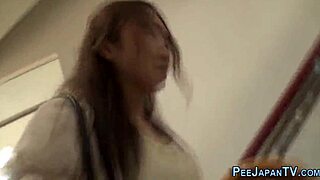 Kinky Teen Caught Peeing in Public Under Watchful Voyeur Eyes