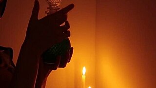 Witch deepthroats her twin's cock on halloween night