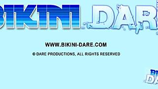 Georgina Models In Bikini Thong And Panties