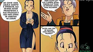 Trunks banging Chichi, my buddy’s hot mom in DBZ parody, damn I messed up sayin’ that!