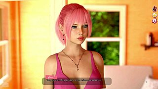 dude, this milf with big nipples is such a sexy whore in gameplay!