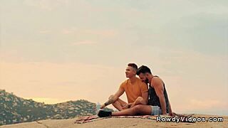 Gay Couple Anal Fucking On A Vacation In Countryside
