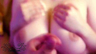 Hey Barbie, party with Ken for big titfuck action. Cum on tits, yay! 🎉