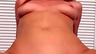 Full scene of busty redhead teen Lacy Lennon getting her ginger pussy drilled outdoors