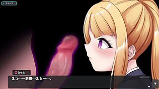 Is hypnosis eroding her in this hentai game?