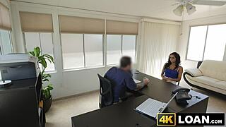 I watch naive babe spread legs for office sex