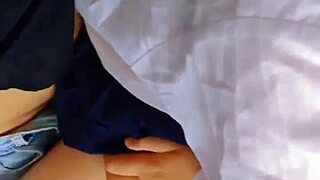 Real Student Melany Tries Cock for First Time at 18 in Motel