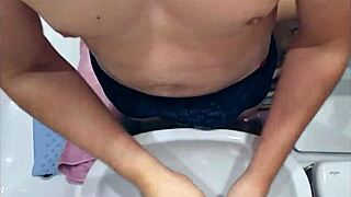 i gave a blowjob in the bathroom but slipped a bit