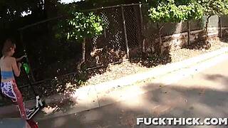 Kenzie Madison enjoys a thick day of fun activities.