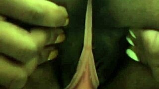 Ebony Babe Boldly Strips Sweats in Public Bathroom, Ripping Clothes Off