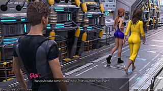 These hot step sisters are stranded in space, and you are gonna have no breath left