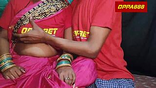 Desi wife shares hot sexy red saree sex in latest videos