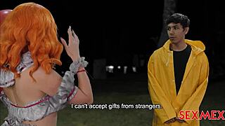 I think emily thorne is so sexy and scary in this halloween special, with her big tits and shaved pussy