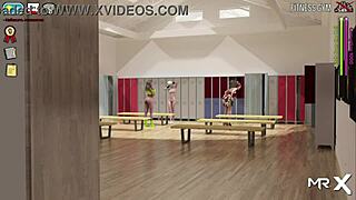 Fashion business with beautiful breasts