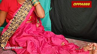 Desi wife shares hot sexy red saree sex in latest videos