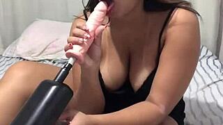 A beautiful spaniards girls behaving like the slut of the year