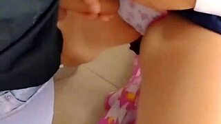 Real Student Melany Tries Cock for First Time at 18 in Motel