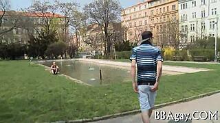 Intense coarse gay sex action