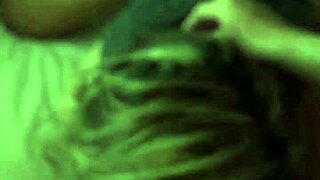 latina milf passionately sucks big cock with braces