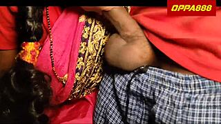 Desi wife shares hot sexy red saree sex in latest videos