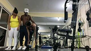 Two Naughty Students Seduce Their Horny Trainer for Hardcore Interracial Creampie Action with a Monster Black Cock.