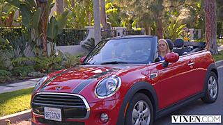 The naughty couple from Vixen gets horny in dangerous spots, engaging in doggystyle and facial