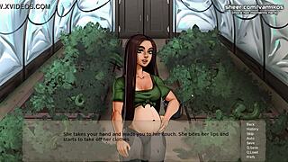 Horny Pregnant Teen with Big Ass Gets Anal and Creampie in Game