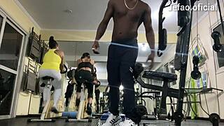 Two Naughty Students Seduce Their Horny Trainer for Hardcore Interracial Creampie Action with a Monster Black Cock.