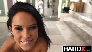 Is Megan Rain the Sluttiest Bitch for Monster Cock Anal Railing and Swallowing Load?