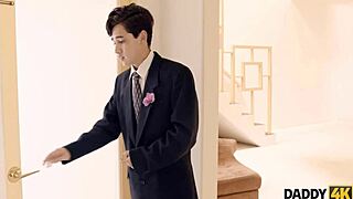 daddy4k bride's secret moment with father-in-law at wedding