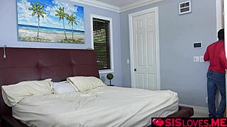 Stepsiblings Dani Blue and Sophia Sweet invade stepbro’s room for wild toy play