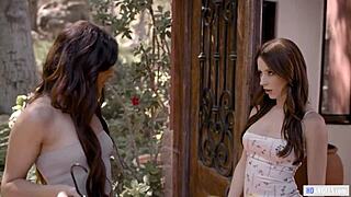 Watch Rich Girls Catfight Before They Dive Into Pussy Licking!