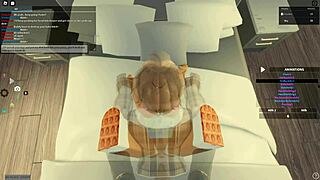 Blonde bitch rides big black cock in doggystyle blowjob and riding