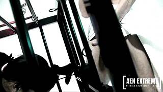 Bunny Alexis Silver and Michelle Thorne in a smoking fetish scene