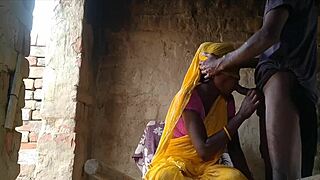Indian Couple Enjoys Intimate Moments In Traditional Attire
