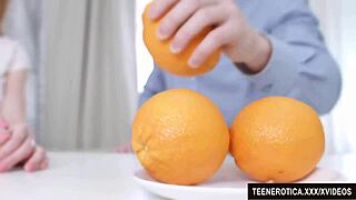 nubile melissa grand's pussy and ass reamed, then oral pop shot