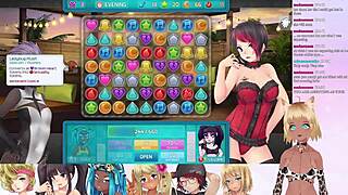 i'm vtuber lewdneko, playin huniepop 2 double date part 3 with some group fun.
