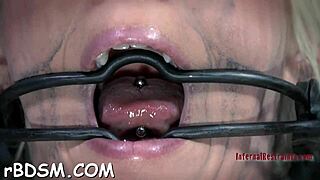 Blonde Darling Teases Herself With A Dildo