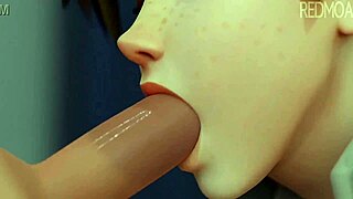 TRACER GETS ANAL FUCKED IN 3D