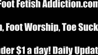 i bet you want to lick my little 18+ toes footjob fetish sucking sex femdom feet