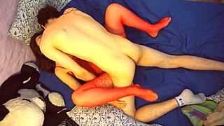 lena moans loudly during her hardcore blowjob session