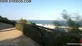 Spanish Babe Endures Rough Anal Fucking in Public with Kinky Domination