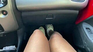 pornovatas picks up young mulata for a car interview