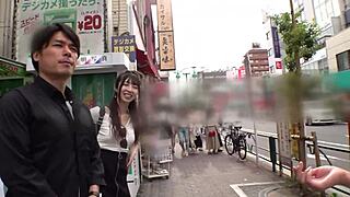 damn, cute japanese girl riding hard!